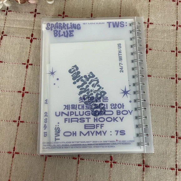 TWS 1st Mini Album Sparkling Blue Target Exclusive Hanjin 24/7 With Us - Picture 13 of 13